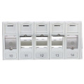 CAT6 UTP RJ45 painel de patch de 24 portas